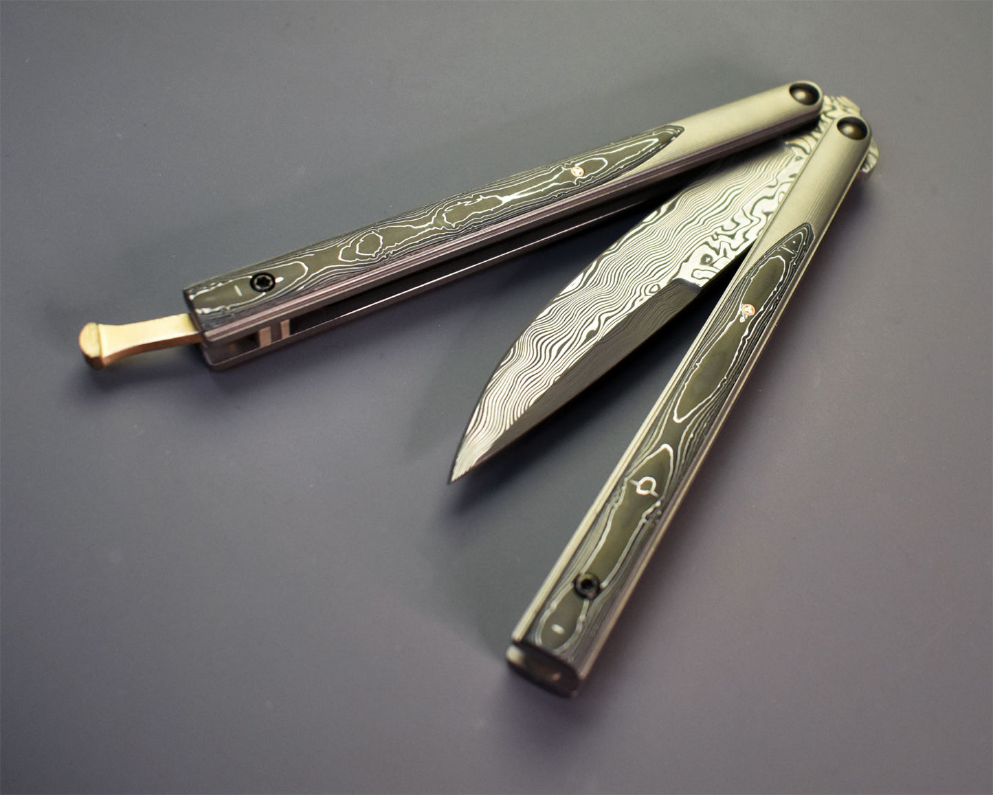 B-Hawk - Damasteel/Custom CF - SoftTail - Elite EDC line